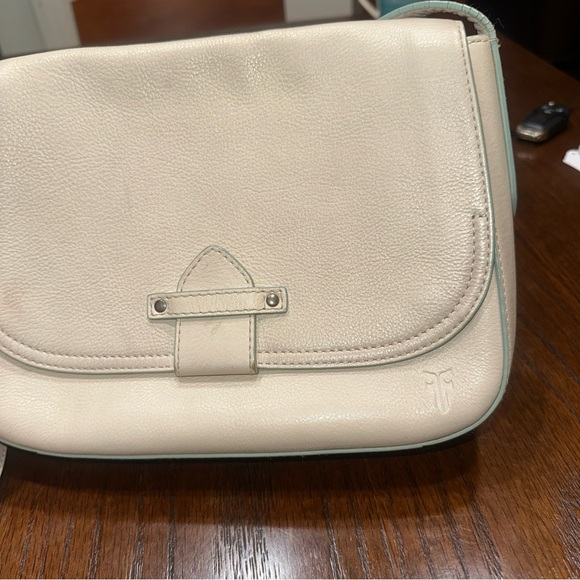 Frye Cream Leather Crossbody Bag - Picture 3 of 6